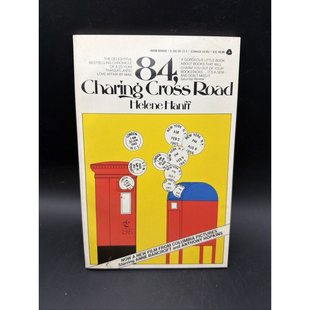 84, Charing Cross Road ~ Helene Haniff, 1974 1st Avon VTG Epistolary Memoir Book